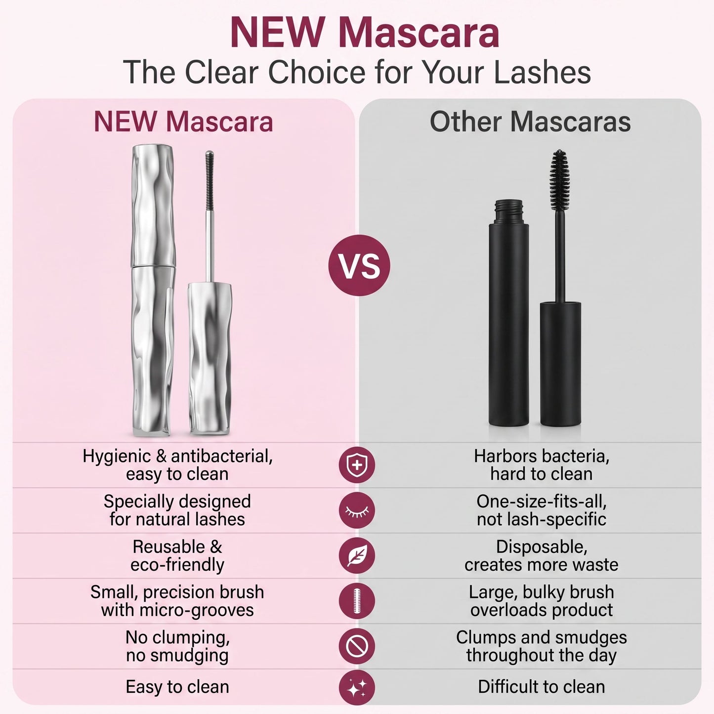 Waterproof Fibre Mascara💧  – Volume & Length without Clumping for Dramatic Moments
